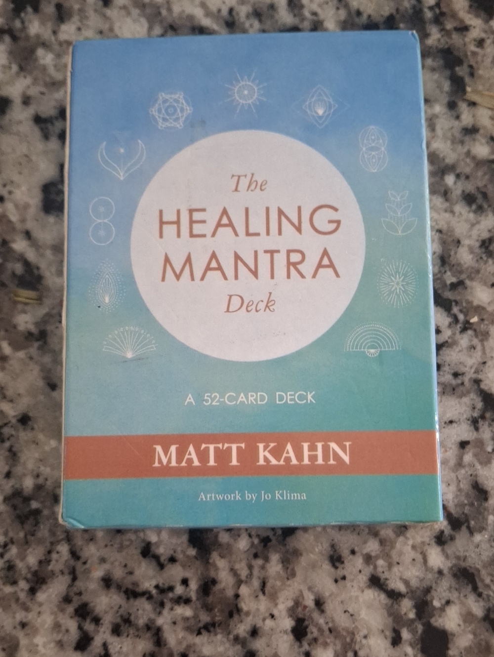 The Healing Mantra Deck – Blue-Green Card Deck